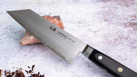 Senzo Twisted Octagon - Japoński 33-warstwowy nóż Santoku